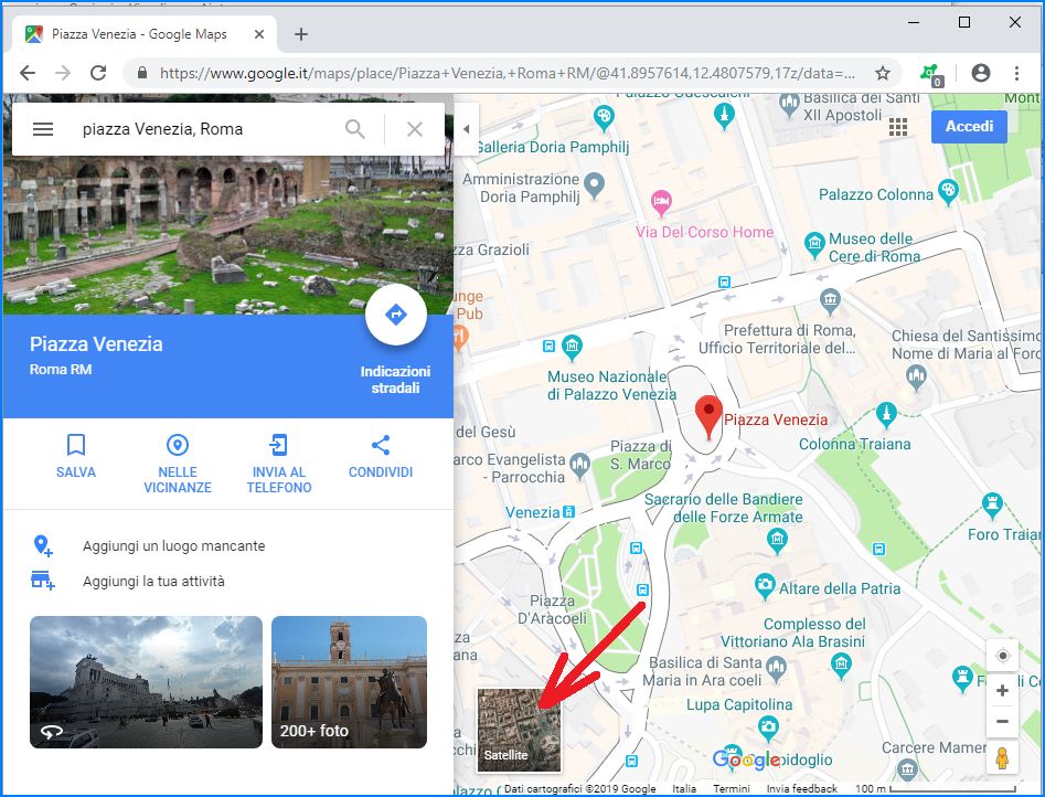 Screenshoot Google Maps